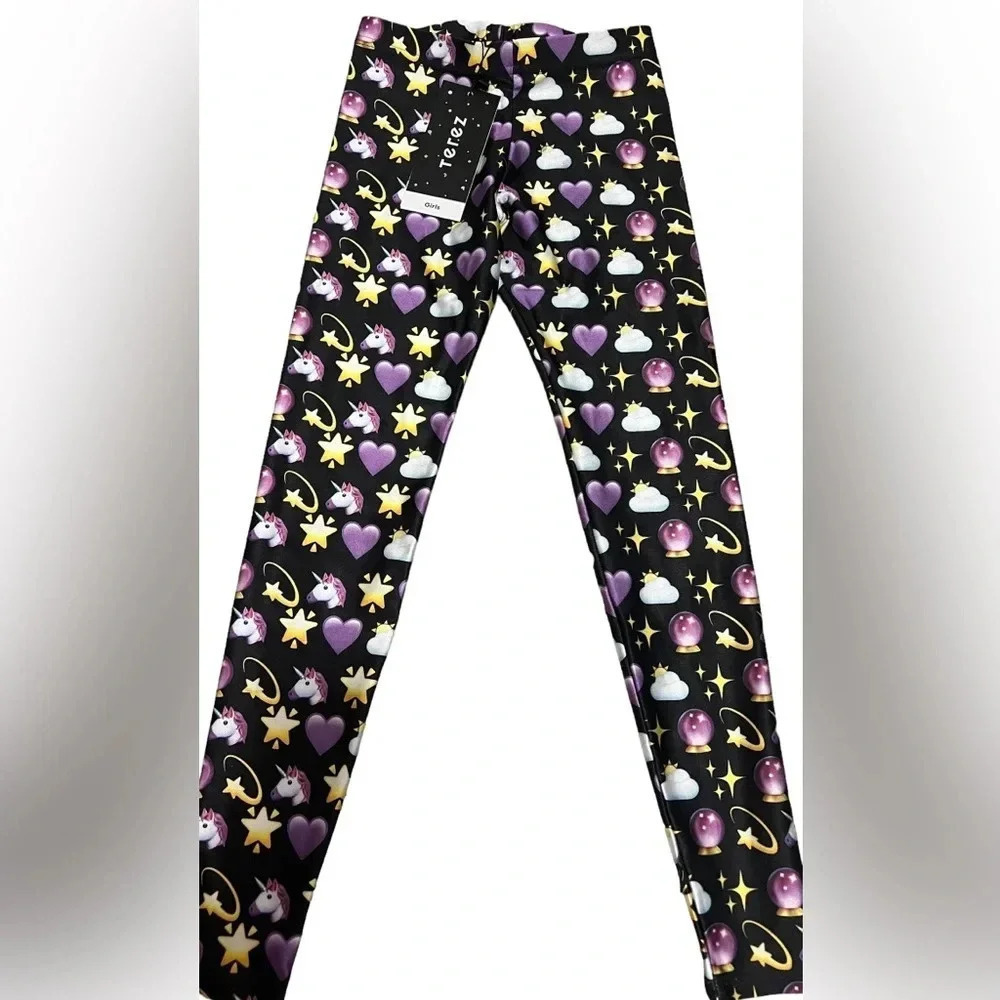 NWT Terez Girls Unicorn Leggings
